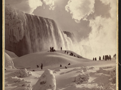 Niagara Falls Frozen Over, 1883 featured image