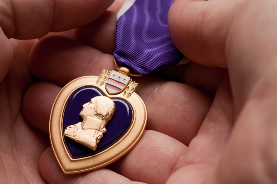 Purple Heart - Stock photography