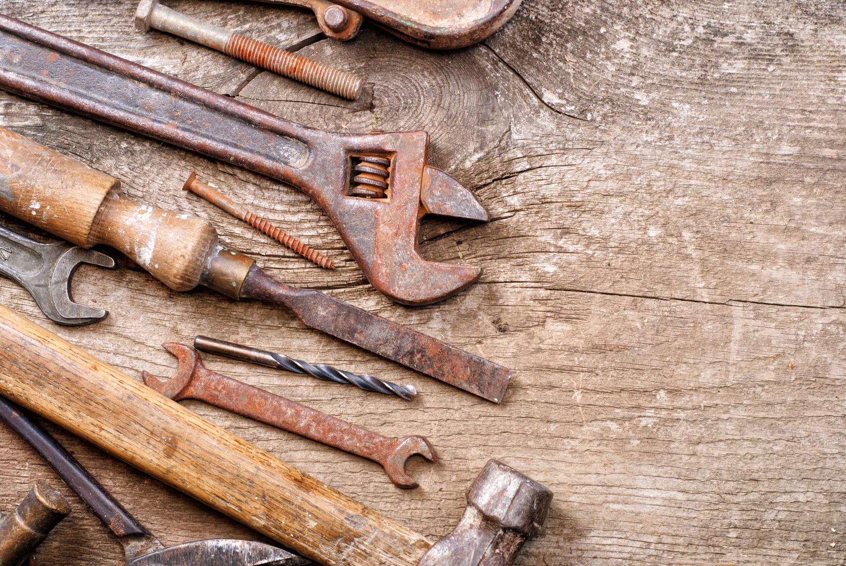 Antique Dirty Rusty Metal Cutting Shears Stock Photo - Download