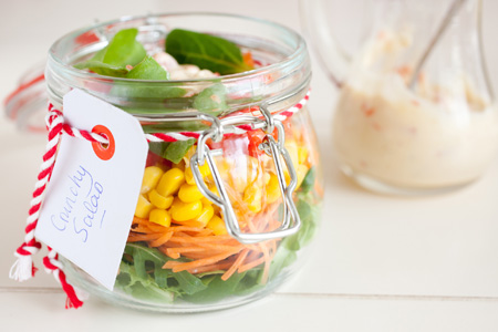 Salad - Mason jar salad