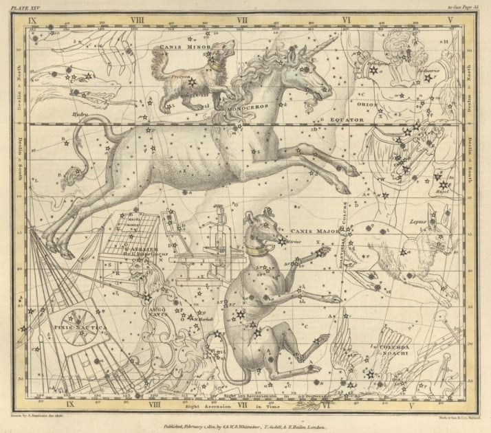 A Celestial Atlas - Star chart