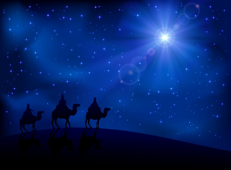 Star of Bethlehem and The Three Wise Men.