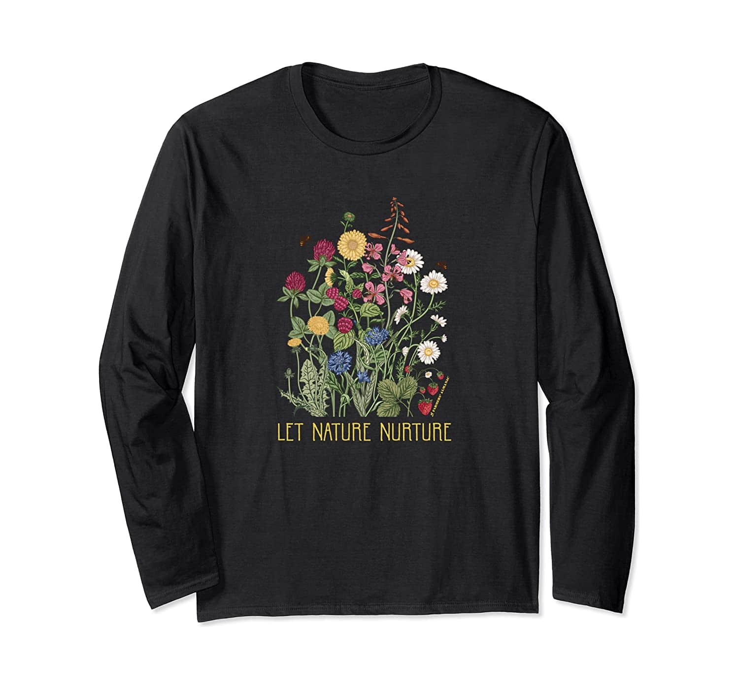 Wildflower Inspired Bouquet Long Sleeve T-Shirt - Farmers' Almanac