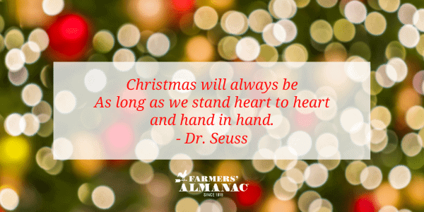Christmas will always be as long as we stand heart to heart and hand in hand. – Dr. Seussimage preview