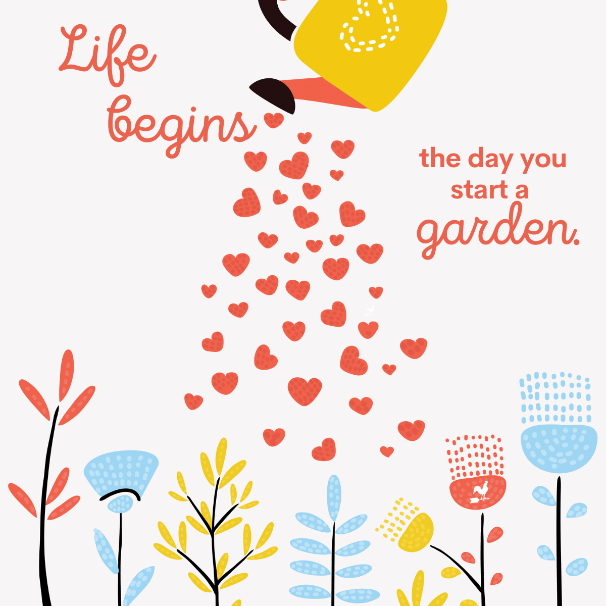 Life begins the day you start a garden.image preview