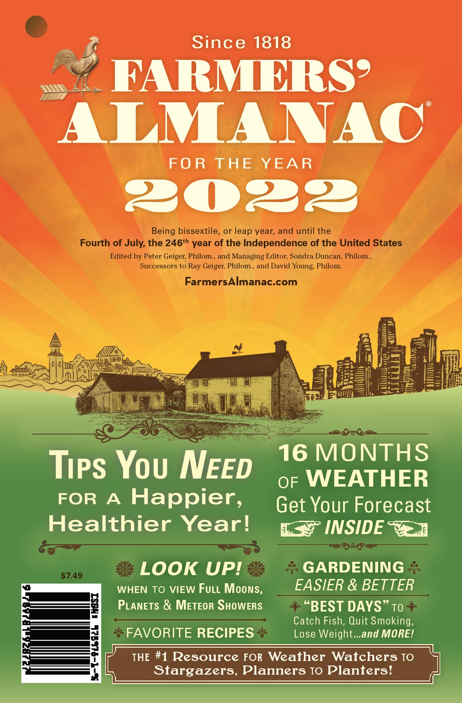 About The Farmers' Almanac Learn From Generations of Knowledge