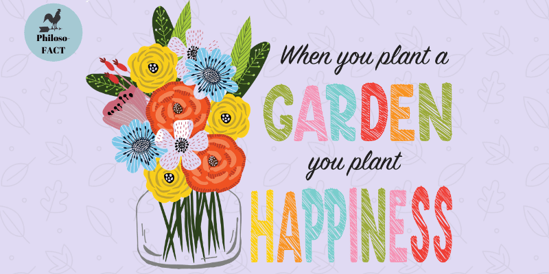 When you plant a garden, you plant happiness.image preview