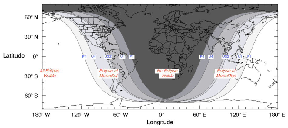 Eclipse map