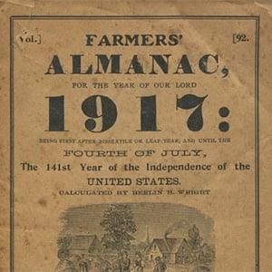 Cover of the 1917 edition of the Farmers' Almanac.