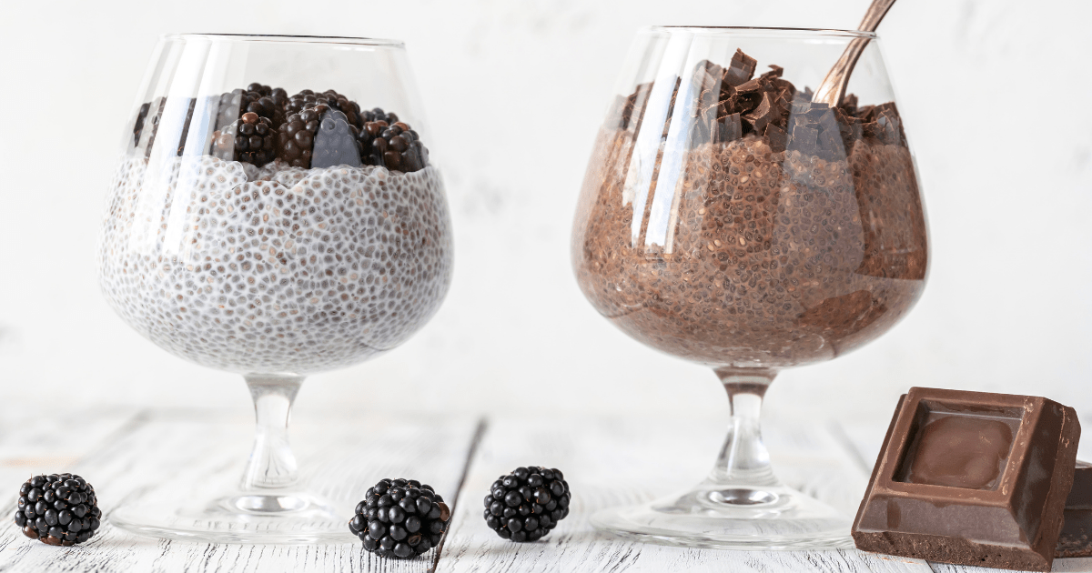 basil seed puddings.