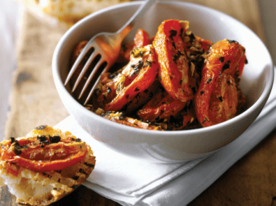 Grilled Tomatoes With Herbs on Garlic Toast Recipe featured image