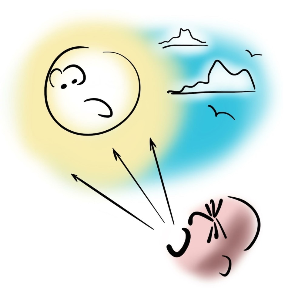 Photic sneeze reflex