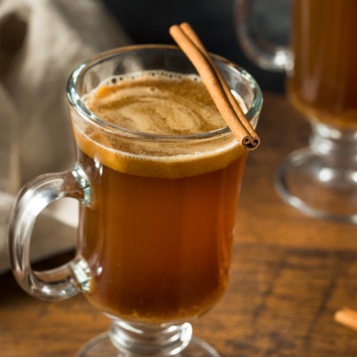 Homemade Boozy Hot Buttered Rum