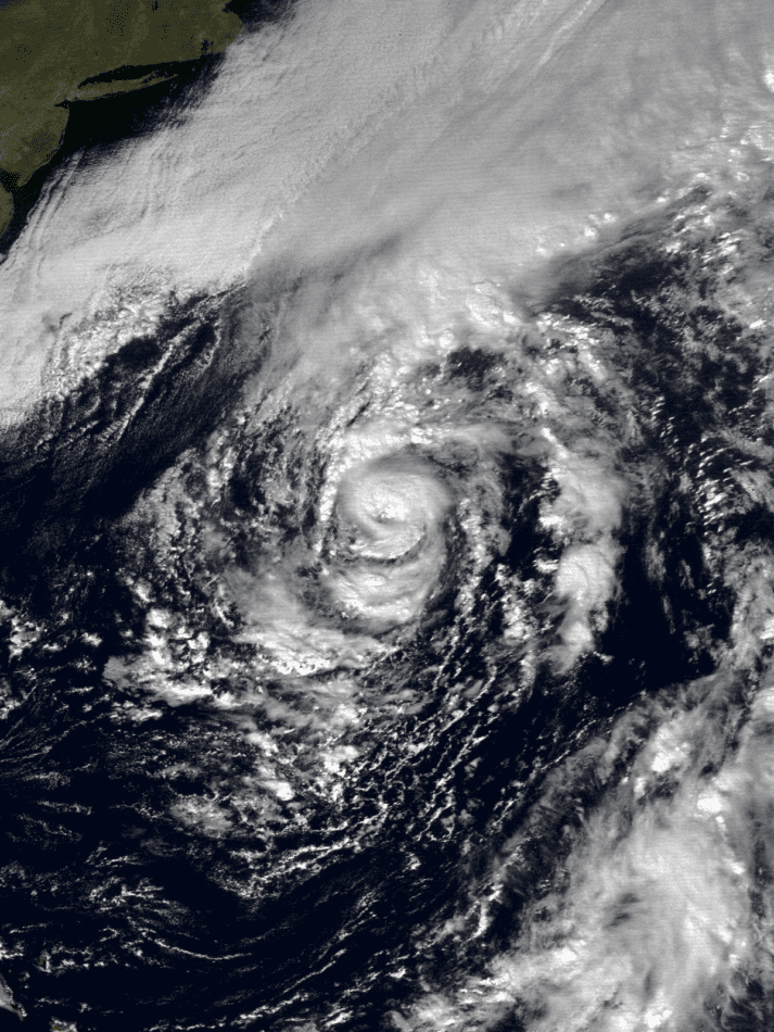 Hurricane Grace forms near Bermuda 1991.