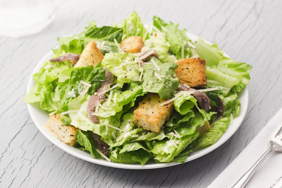 Classic Caesar Salad.