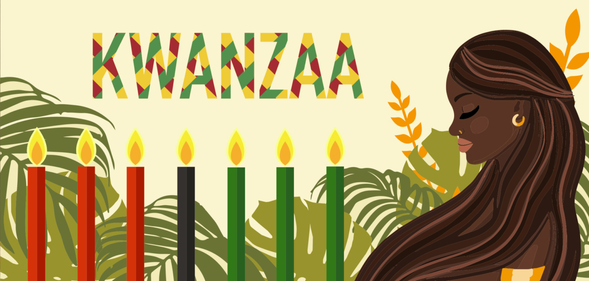 Kwanzaa holiday candles.