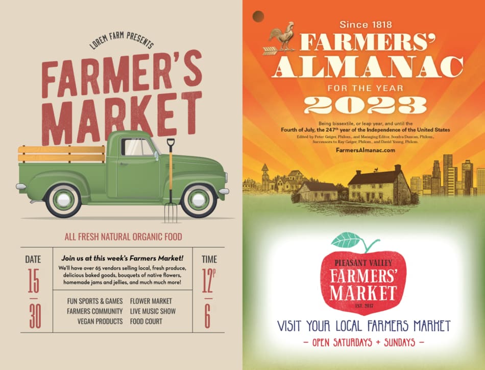 Promotional Edition Farmers' Almanac sample