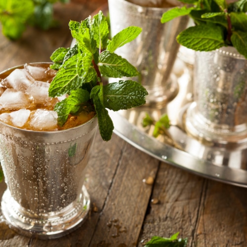 Refreshing Cold Mint Julep.