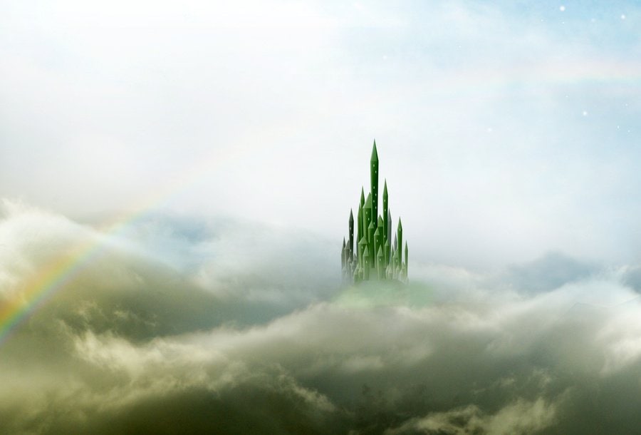 The Emerald City from The Wizard of Oz.