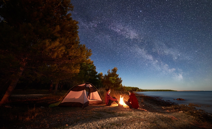 US Forest Service offers beautiful low-cost campsites.