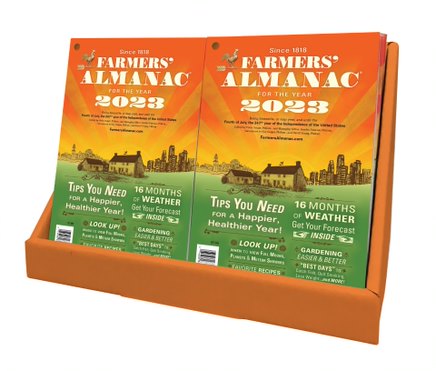 Farmers' Almanac Counter Display