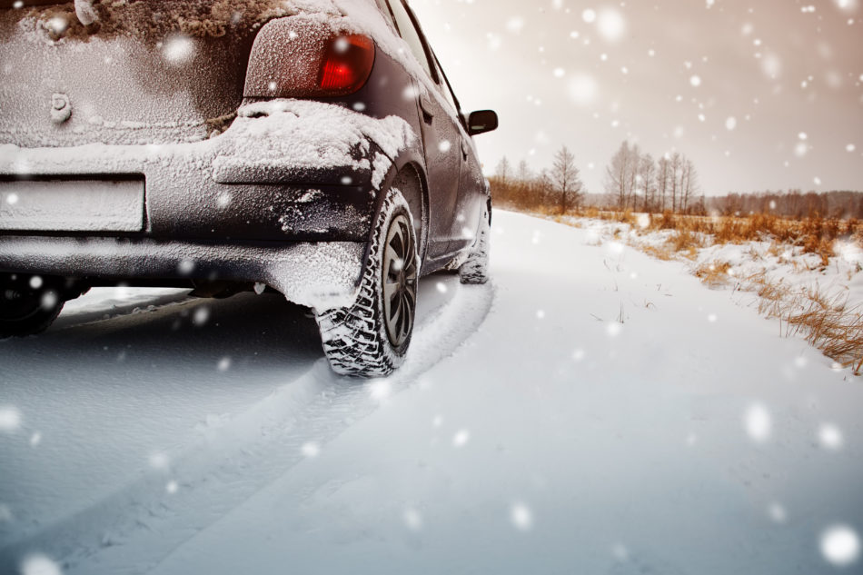 Save money on gas by using snow tires this winter.