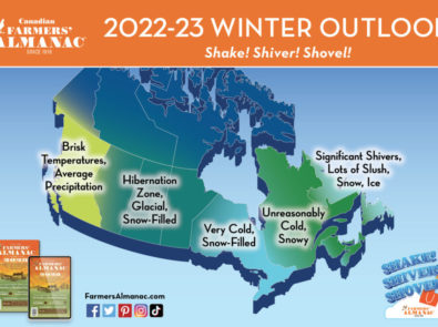 Farmers’ Almanac Releases an Unreasonably Cold Winter Forecast For Canada featured image