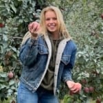 A photo of well known apple farmer Kaitlyn Jill Thornton.