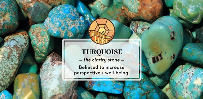 Turquoise is December's birthstone.