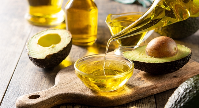 Avocado oil is growing in popularity as a cooking oil. 