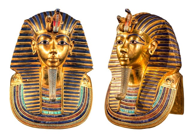 Turquoise was used on King Tut's burial mask more than 3,000 years ago.