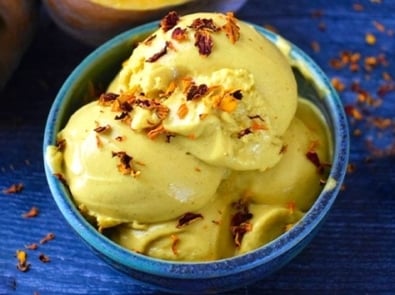 New! Holiday Recipe — Golden Gelato Ice Cream featured image