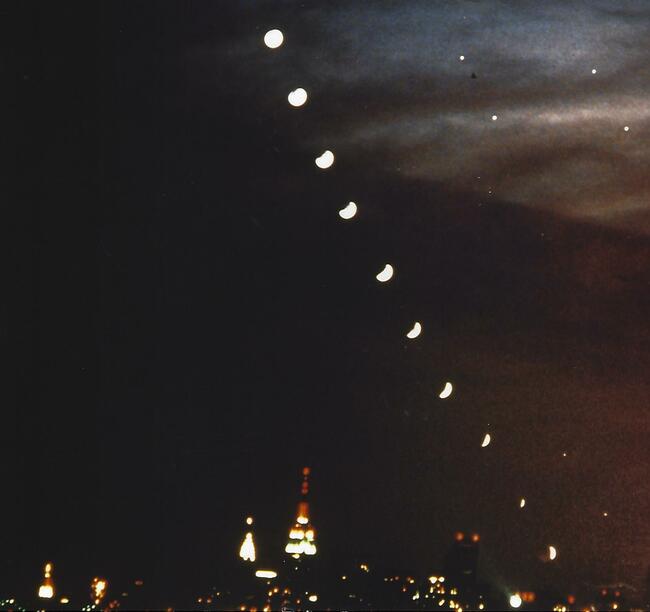 Total Lunar Eclipse composite. 