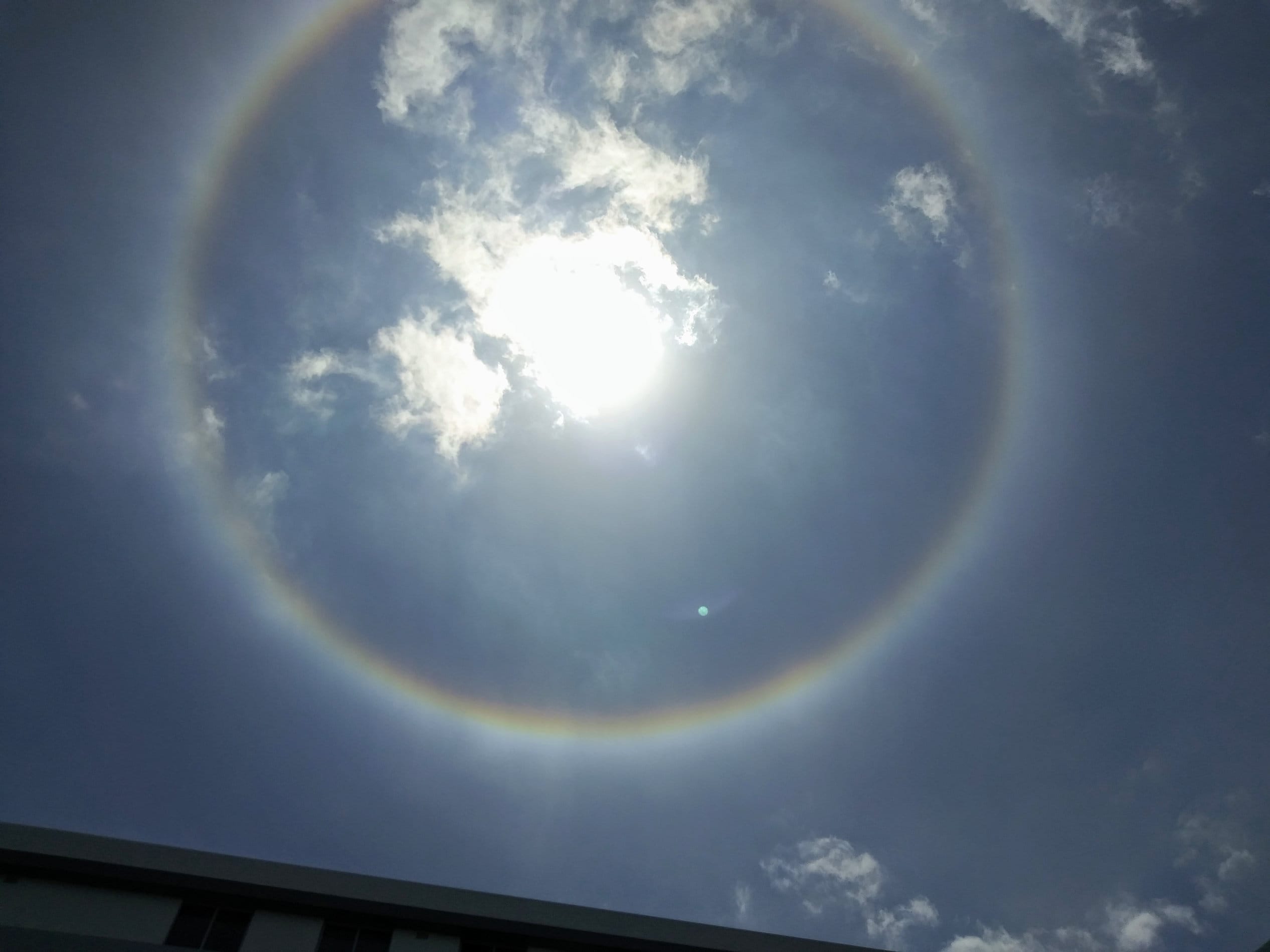 Yes, 'halo' around sun or moon forebodes inclement weather