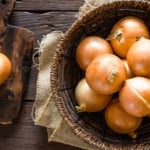 Onions representing an onion calendar.