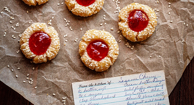 This Thumbprint cookies recipe will make your knees buckle.