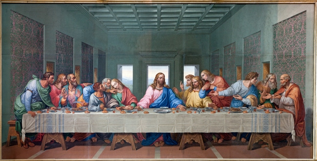 Friday the 13th bad luck is rumored to have begun with the Last Supper.