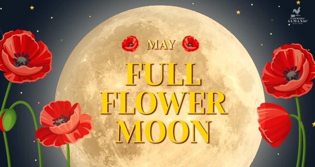 May's full moon is called the Flower Moon