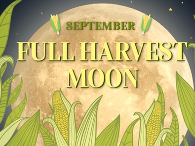 Full Moon September 2024 Harvest Moon.