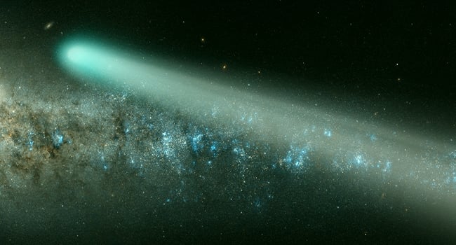 你如何看待这颗新的“绿色”彗星？