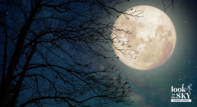 March Night Sky Guide 2023 with full Moon.