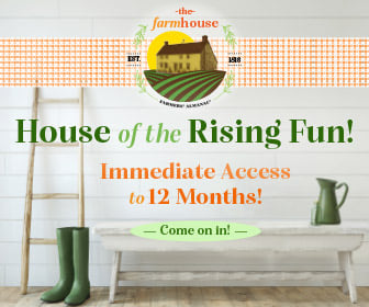 Join the Farmhouse - see less ads, get exclusive content and get to know our Staff.