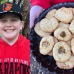 Dandelion shortbread cookies recipe.