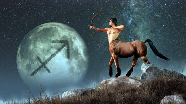 Sagittarius full Moon in June 2023.