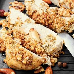 Nuts crusted chicken recipe.