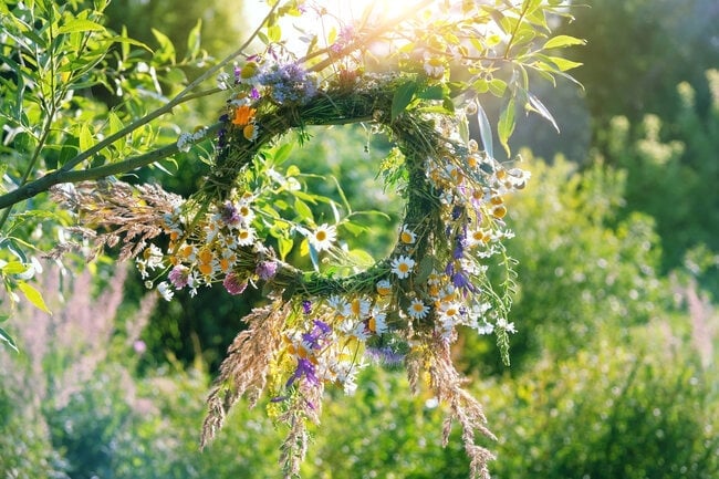 Midsummer celebrations garland.