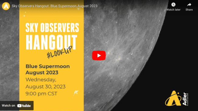 Blue Moon live view, August 2023.