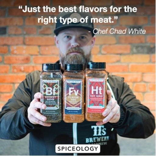 Chef Chad White meat rubs - for the grilling dad in your life.