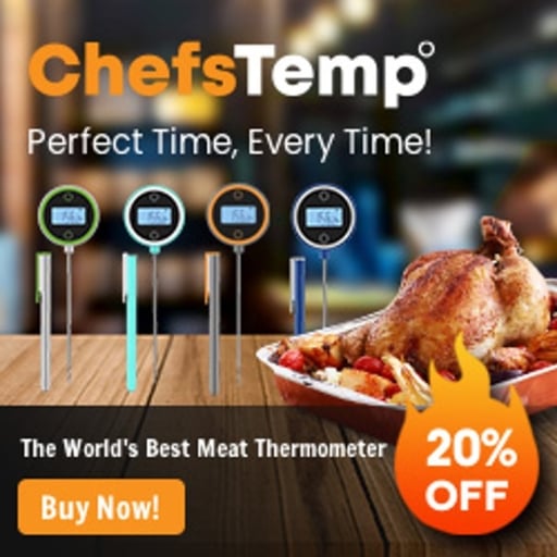 Fishing dads need their catch cooked just right, thanks ChefsTemp meat thermometers. 