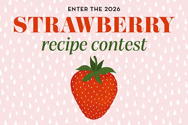 Strawberry recipe contest by Farmers' Almanac.